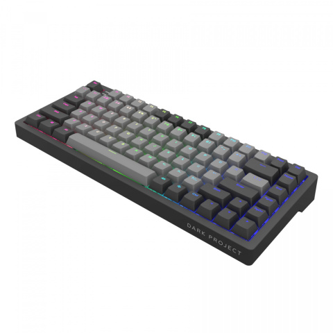 Klawiatura Dark Project KD83A Black/Grey PBT Mech Gateron Cap Teal Klawiatura Dark Project KD83A Black/Grey PBT Mech Gateron Cap Teal