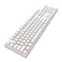 Klawiatura Dark Project One KD104A White PBT Gateron Mechanical Yellow