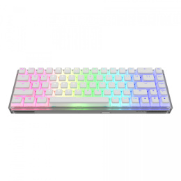 Klawiatura Dark Project KD68B Transparent White Pudding PBT Mech. g3ms Teal