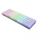 Klawiatura Dark Project KD68B Transparent White Pudding PBT Mech. g3ms Teal