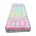 Klawiatura Dark Project KD68B Transparent White Pudding PBT Mech. g3ms Teal