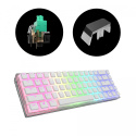 Klawiatura Dark Project KD68B Transparent White Pudding PBT Mech. g3ms Teal