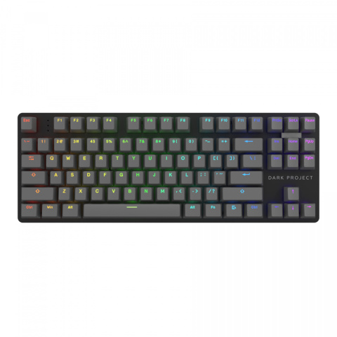 Klawiatura Dark Project One KD87A ABS Gateron Mechanical Red Klawiatura Dark Project One KD87A ABS Gateron Mechanical Red