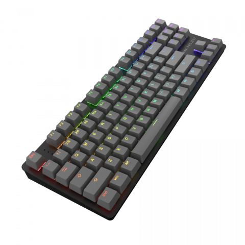 Klawiatura Dark Project One KD87A ABS Gateron Mechanical Red Klawiatura Dark Project One KD87A ABS Gateron Mechanical Red