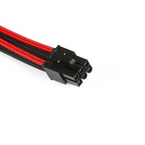 PHANTEKS Kabel przedłużający 6-Pin PCIe czarno-czerwony 50 cm PHANTEKS Kabel przedłużający 6-Pin PCIe czarno-czerwony 50 cm