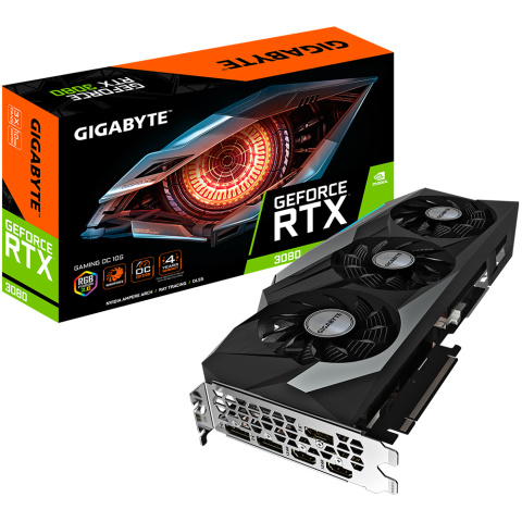 Karta graficzna Gigabyte GeForce RTX 3080 Gaming OC 10GB Karta graficzna Gigabyte GeForce RTX 3080 Gaming OC 10GB