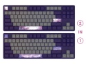 Klawiatura Dark Project One 87 Violet Horizons RGB ANSI (ENG)