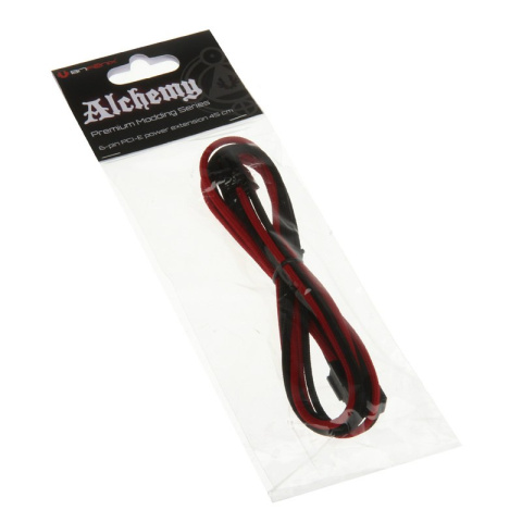 BitFenix Przedłużacz 6-Pin PCIe 45cm - czarno czerwony (BFA-MSC-6PEG45RKK-RP) BitFenix Przedłużacz 6-Pin PCIe 45cm - czarno czerwony (BFA-MSC-6PEG45RKK-RP)