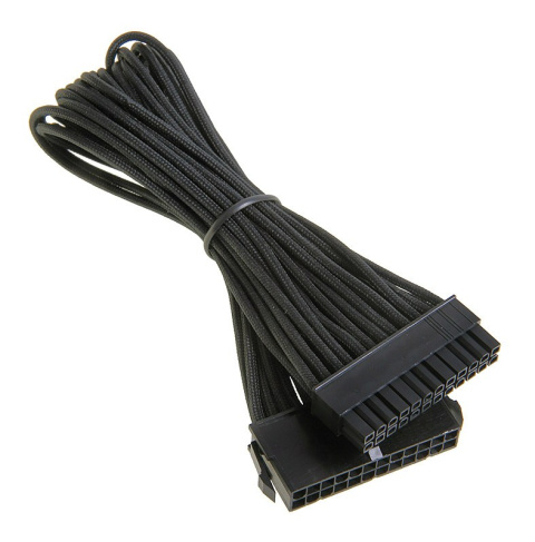 BitFenix Przedłużacz ATX 24-Pin 30cm - czarny (BFA-MSC-24ATX45KK-RP) BitFenix Przedłużacz ATX 24-Pin 30cm - czarny (BFA-MSC-24ATX45KK-RP)