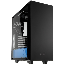 NZXT Elite S340 Window Black-Blue (CA-S340W-B5)