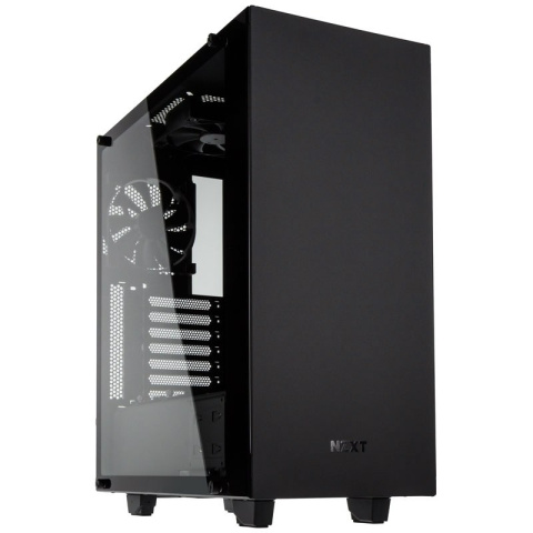 Nzxt Elite S340 Midi-Tower, Czarny, Okno (CA-S340W-B3)