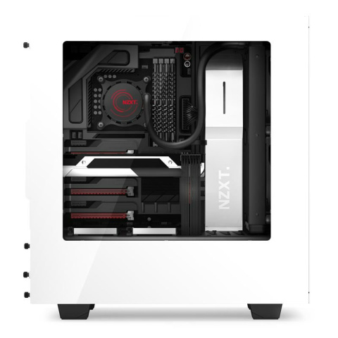 Nzxt S340 - USB 3.0 - biały z oknem (CA-S340W-W1) Nzxt S340 - USB 3.0 - biały z oknem (CA-S340W-W1)