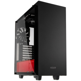 Obudowa Nzxt ELITE S340 Window Black-Red (CA-S340W-B4)