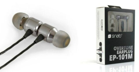 Snab Overtone EP-101M - słuchawki dokanałowe z mikrofonem Snab Overtone EP-101M - słuchawki dokanałowe z mikrofonem