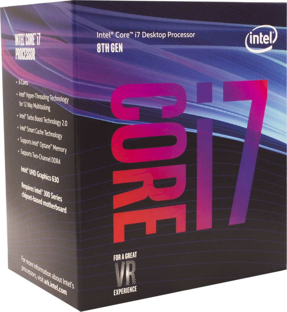 Intel Core i7-8700, 3.20GHz, 12MB, BOX (BX80684I78700)