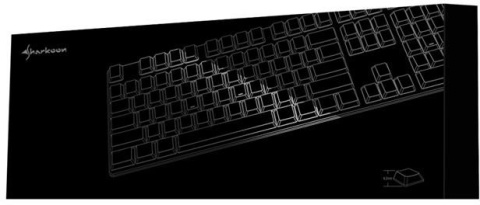 Klawiatura Sharkoon PureWriter Low Profile Kailh Red US Klawiatura Sharkoon PureWriter Low Profile Kailh Red US