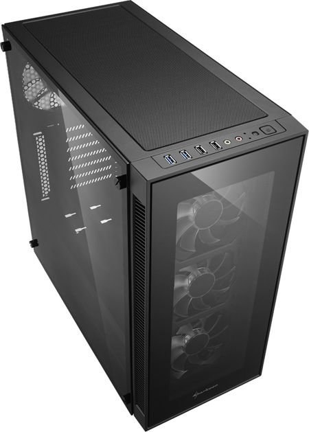 OBUDOWA SHARKOON TG5 WHITE TEMPERED GLASS OBUDOWA SHARKOON TG5 WHITE TEMPERED GLASS