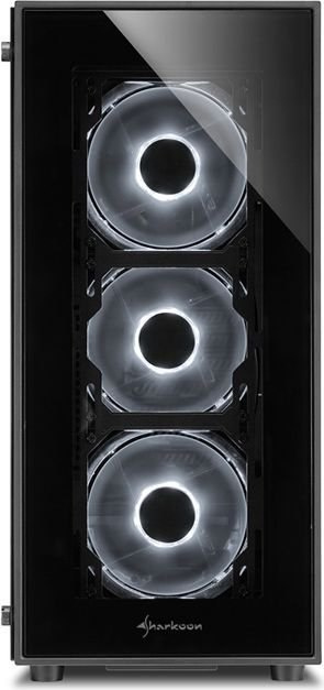 OBUDOWA SHARKOON TG5 WHITE TEMPERED GLASS OBUDOWA SHARKOON TG5 WHITE TEMPERED GLASS