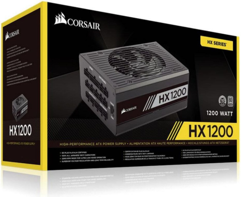 Zasilacz Corsair HX1200 (CP-9020140-EU) Zasilacz Corsair HX1200 (CP-9020140-EU)