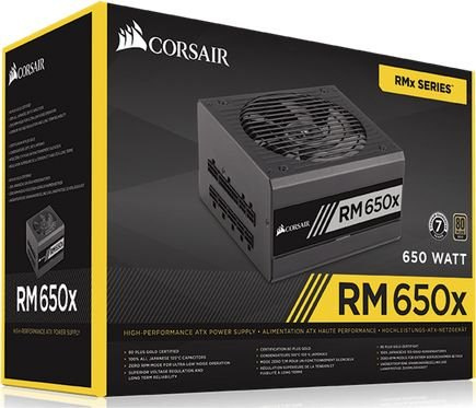 Zasilacz Corsair RMx Series RM650x 650W, 80 PLUS Gold (CP-9020178-EU) Zasilacz Corsair RMx Series RM650x 650W, 80 PLUS Gold (CP-9020178-EU)