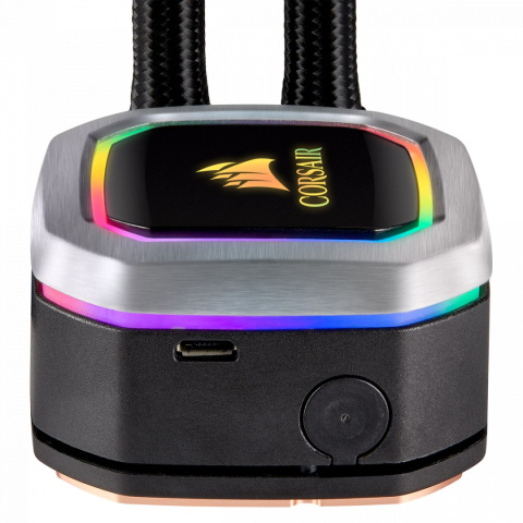 Chłodzenie wodne Corsair Hydro Series H100i PLATINUM RGB 240mm Chłodzenie wodne Corsair Hydro Series H100i PLATINUM RGB 240mm
