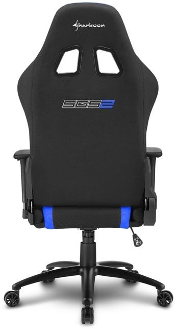 Fotel Sharkoon SKILER SGS2 Black-Blue - materiałowy Fotel Sharkoon SKILER SGS2 Black-Blue - materiałowy