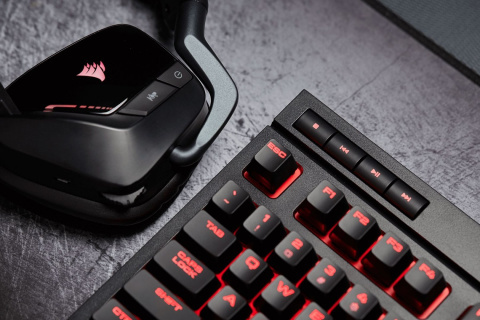 Klawiatura Corsair K63 Red Led Cherry MX Red (CH-9115020-NA) Klawiatura Corsair K63 Red Led Cherry MX Red (CH-9115020-NA)