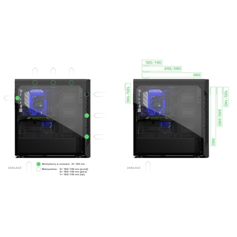 Obudowa SilentiumPC Armis AR7 TG (SPC221) Obudowa SilentiumPC Armis AR7 TG (SPC221)