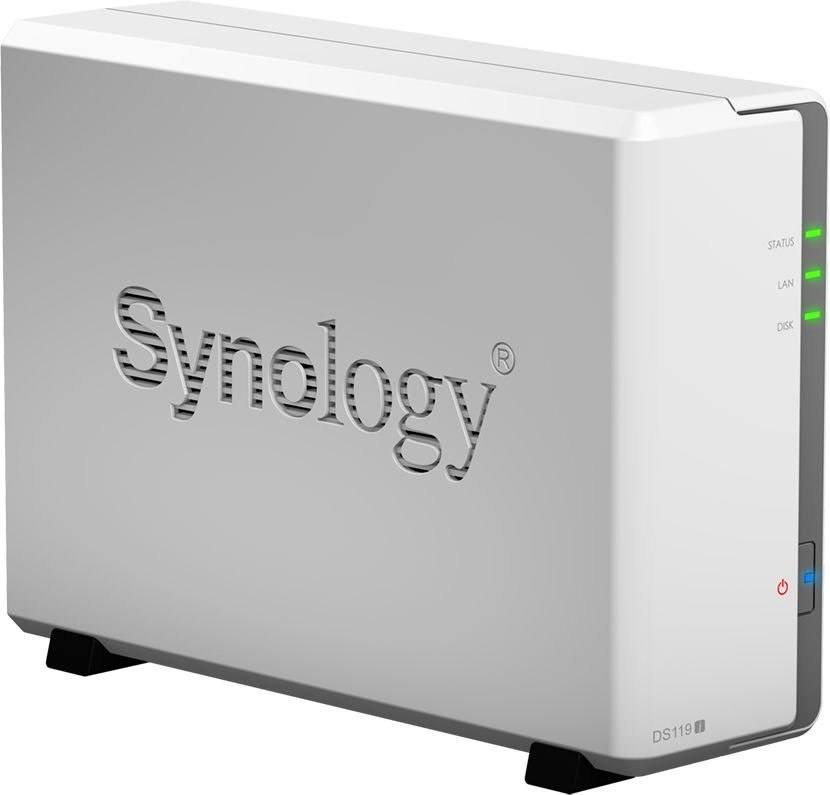 Serwer plików Synology DS119j 1xHDD, 2x800MHz, 256MB, 2xUSB, 1xLAN