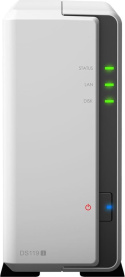 Serwer plików Synology DS119j 1xHDD, 2x800MHz, 256MB, 2xUSB, 1xLAN