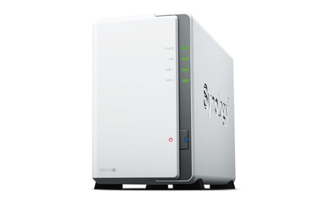 Serwer plików Synology DS218j 2xHDD, 2x1.3GHz, 512MB, 2xUSB, 1xLAN