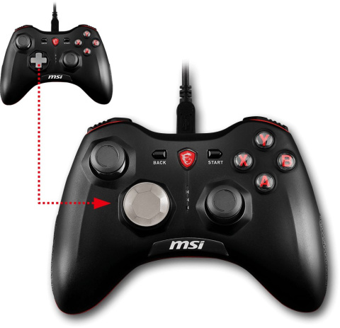 Gamepad MSI Force GC20 Przewodowy Gamepad MSI Force GC20 Przewodowy