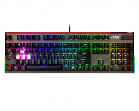 Klawiatura MSI Vigor GK80 Cherry MX SILVER SPEED RGB Klawiatura MSI Vigor GK80 Cherry MX SILVER SPEED RGB
