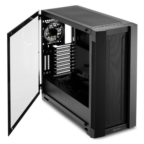Obudowa Sharkoon CA200M ATX Elite Shark Tempered Glass Obudowa Sharkoon CA200M ATX Elite Shark Tempered Glass