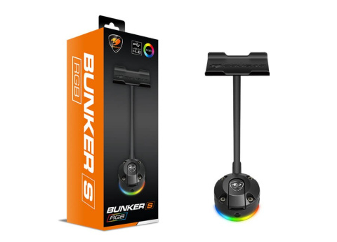 Stojak na słuchawki Cougar Bunker S RGB Stojak na słuchawki Cougar Bunker S RGB