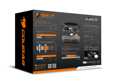Zasilacz Cougar GX-F650 650W 80 PLUS GOLD Zasilacz Cougar GX-F650 650W 80 PLUS GOLD