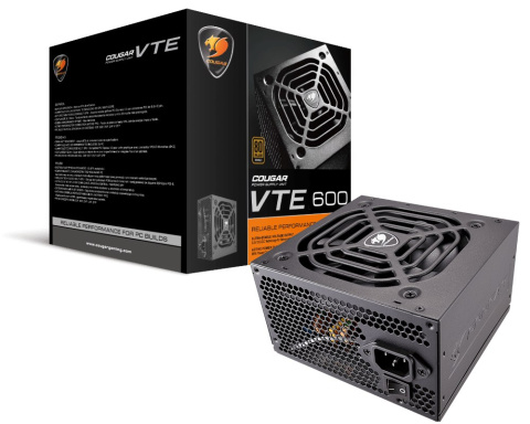 Zasilacz Cougar VTE600 600W (31VE060.0003P) Zasilacz Cougar VTE600 600W (31VE060.0003P)