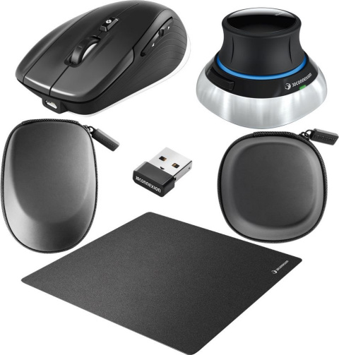 Zestaw 3Dconnexion SpaceMouse Black Wireless Kit (3DX-700067) Zestaw 3Dconnexion SpaceMouse Black Wireless Kit (3DX-700067)