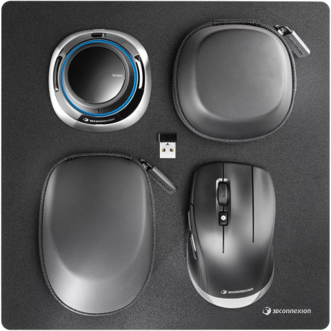Zestaw 3Dconnexion SpaceMouse Black Wireless Kit (3DX-700067) Zestaw 3Dconnexion SpaceMouse Black Wireless Kit (3DX-700067)