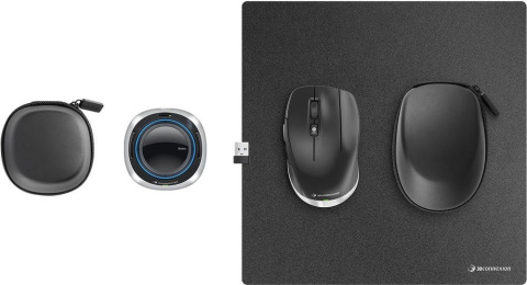 Zestaw 3Dconnexion SpaceMouse Black Wireless Kit (3DX-700067) Zestaw 3Dconnexion SpaceMouse Black Wireless Kit (3DX-700067)