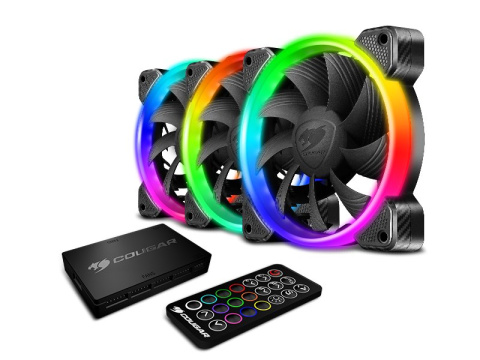 Zestaw Cougar Vortex RGB HPB 120 Cooling Kit (3x) Zestaw Cougar Vortex RGB HPB 120 Cooling Kit (3x)