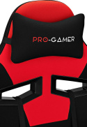 Fotel gamingowy PRO-GAMER Aguri+ Czarno-Czerwony