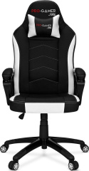 Fotel gamingowy PRO-GAMER Atilla Carbon 2.0 Czarno-biały