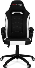 Fotel gamingowy PRO-GAMER Atilla Carbon 2.0 Czarno-biały