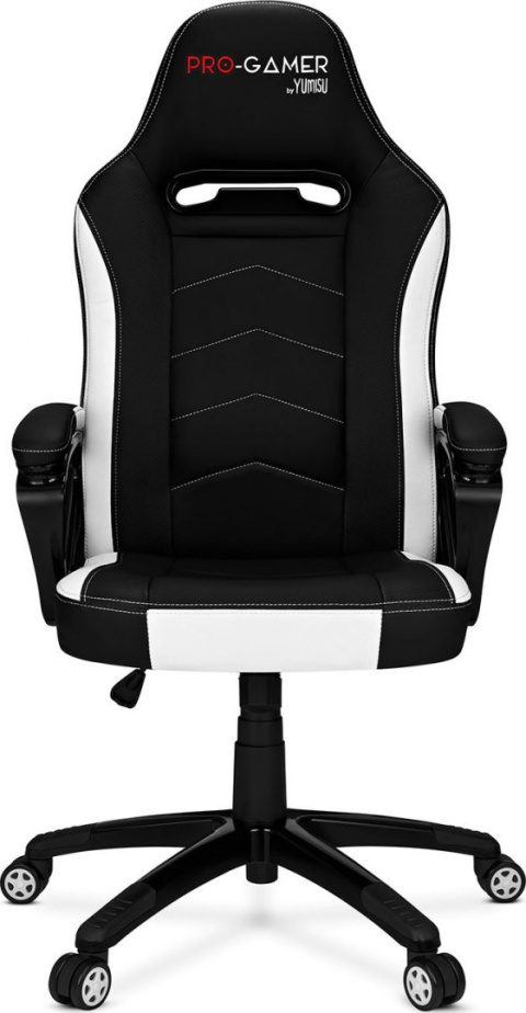 Fotel gamingowy PRO-GAMER Atilla Carbon 2.0 Czarno-biały Fotel gamingowy PRO-GAMER Atilla Carbon 2.0 Czarno-biały