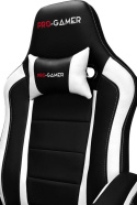 Fotel gamingowy PRO-GAMER Atilla Czarno-biały