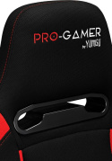 Fotel gamingowy PRO-GAMER Atilla+ Czarno-czerwony