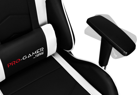 Fotel gamingowy PRO-GAMER Maveric 2.0 Czarno-biały Fotel gamingowy PRO-GAMER Maveric 2.0 Czarno-biały
