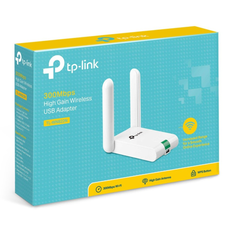 Karta sieciowa TP-Link TL-WN822N (802.11b/g/n 300Mb/s) Karta sieciowa TP-Link TL-WN822N (802.11b/g/n 300Mb/s)