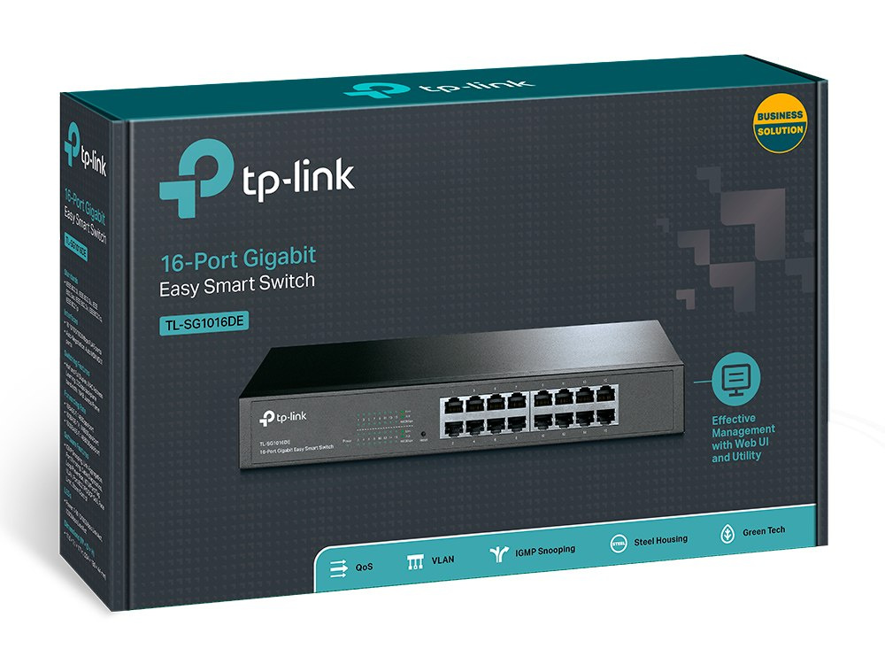 Switch TP-Link 16p TL-SG1016DE Rack